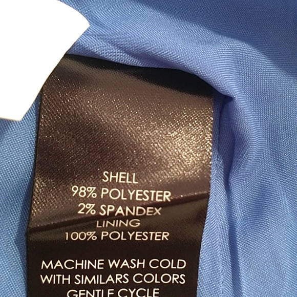 Beautiful J H Dress Size 8 Blue Floral Pattern NWT - Picture 11 of 13